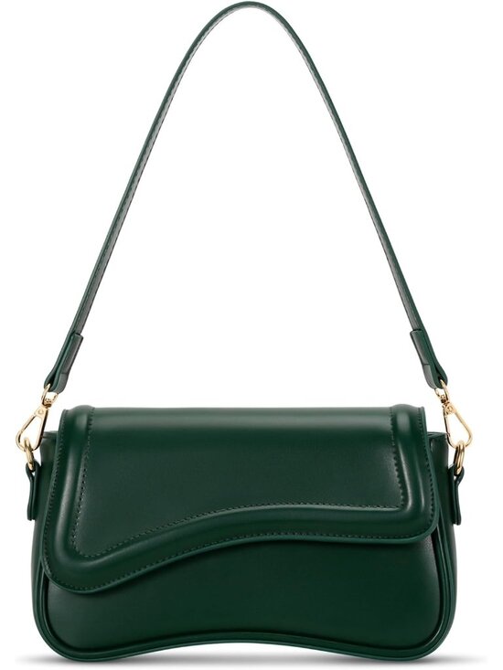 Handbags - Women's Green Small Clutch Purses Cute Hobo Imported Handbag Shoulder Bag